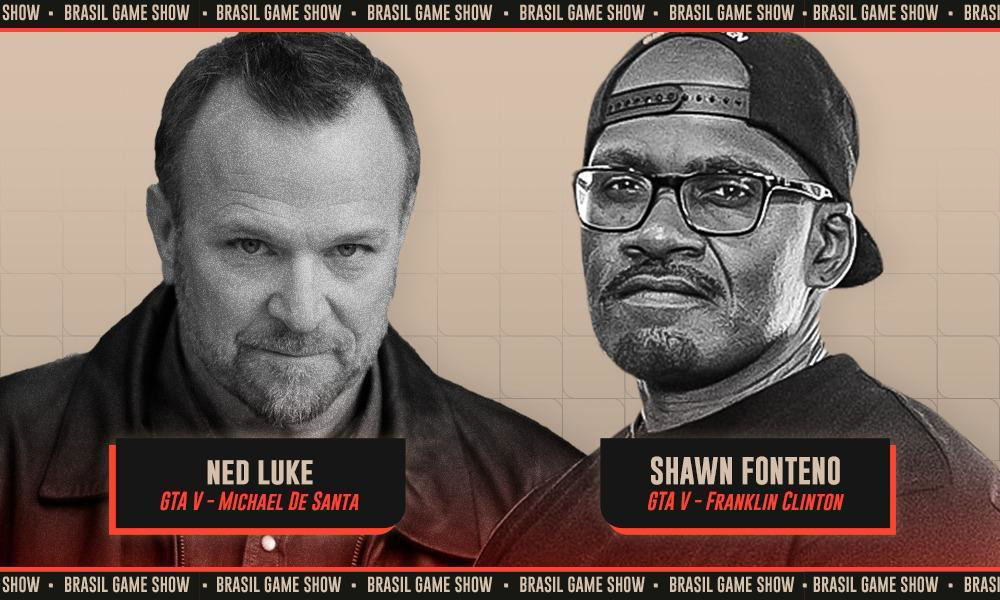 Brasil Game Show 2023 Confirma Presença de Atores de GTA V: Shawn Fonteno e Ned Luke