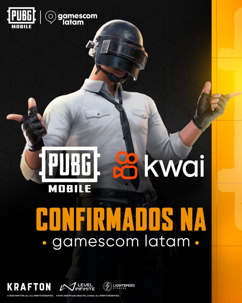 PUBG MOBILE e Kwai Dominam a gamescom latam 2025: Evento Inédito, Descontos Exclusivos e Novidades para os Fãs de Games!