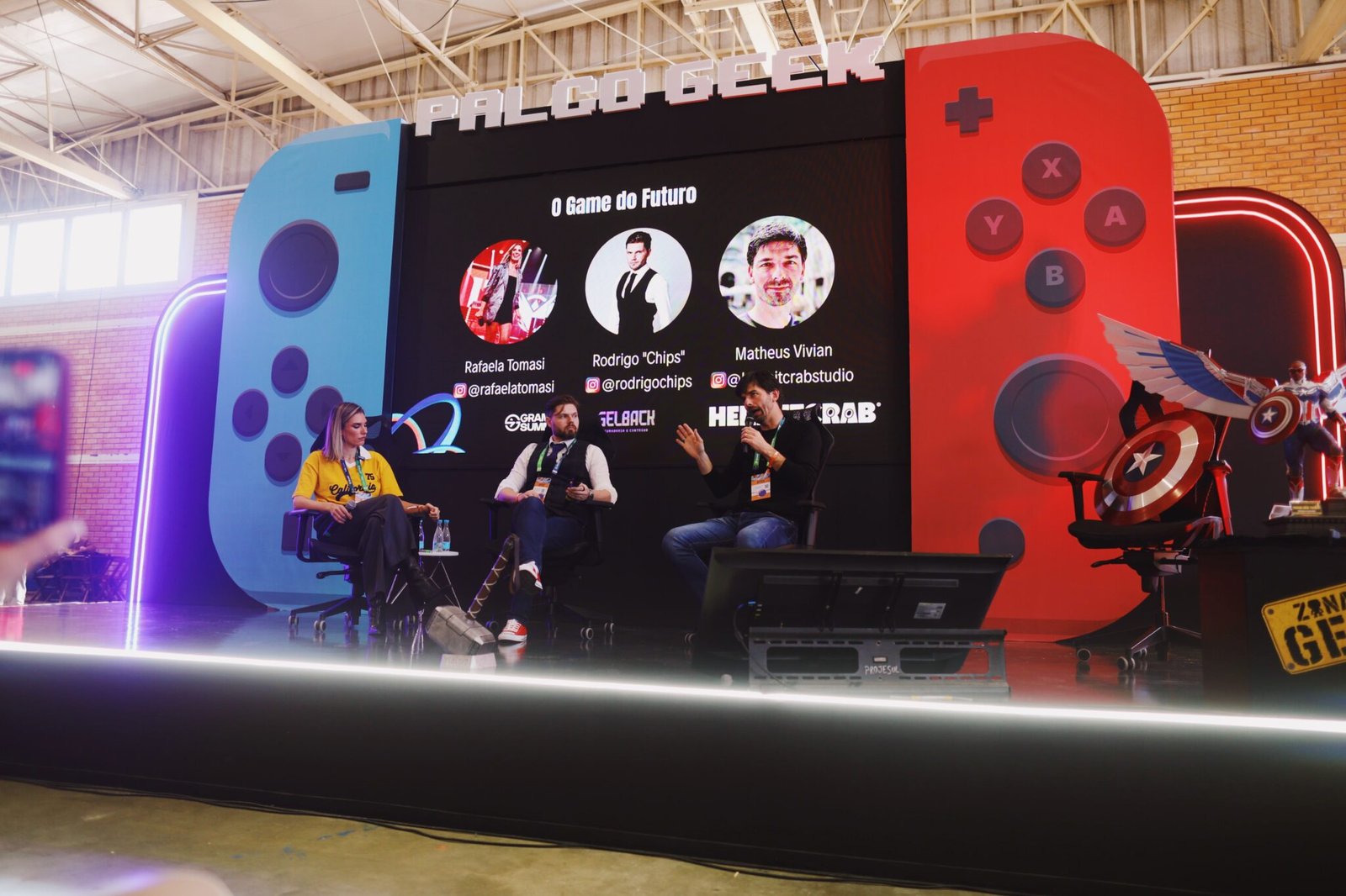 Cultura Geek e Negócios Inovadores se Conectam no 1º Dia do Palco Geek do Gramado Summit 2025