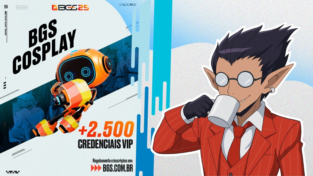 Brasil Game Show libera mais de 2.500 credenciais VIPs para cosplayers e anuncia nova etapa do BGS Cosplay 2025