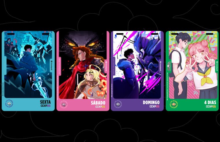 CCXP25 ANUNCIA CREDENCIAIS EXCLUSIVAS COM ARTES DE ‘SOLO LEVELING’ E NOVOS ANIMES DA CRUNCHYROLL