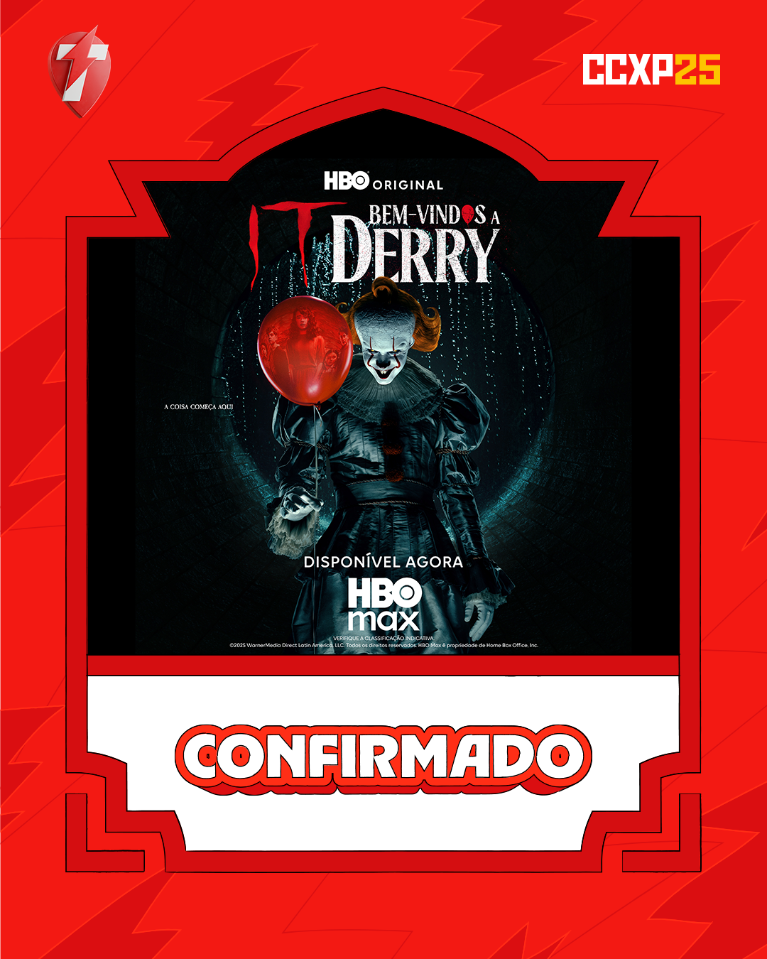 Derry Toma a CCXP25! HBO Max Anuncia Painel Explosivo com Elenco e Diretor de ‘IT: BEM-VINDOS A DERRY’