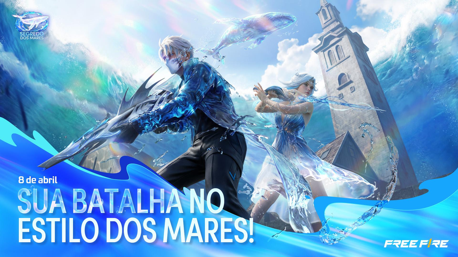 Free Fire mergulha nas profundezas com “Segredo dos Mares”: nova atualização traz Reino Submarino, Zona d’Água e personagem Ray