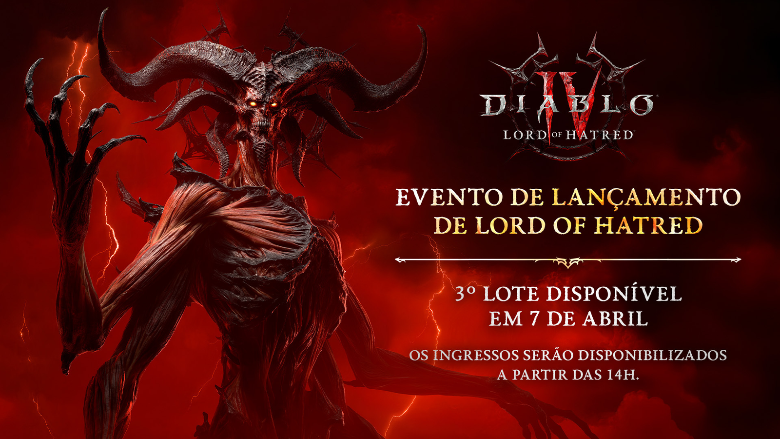 Diablo IV: Lord of Hatred: último lote de ingressos gratuitos para evento em São Paulo será liberado em 7 de abril