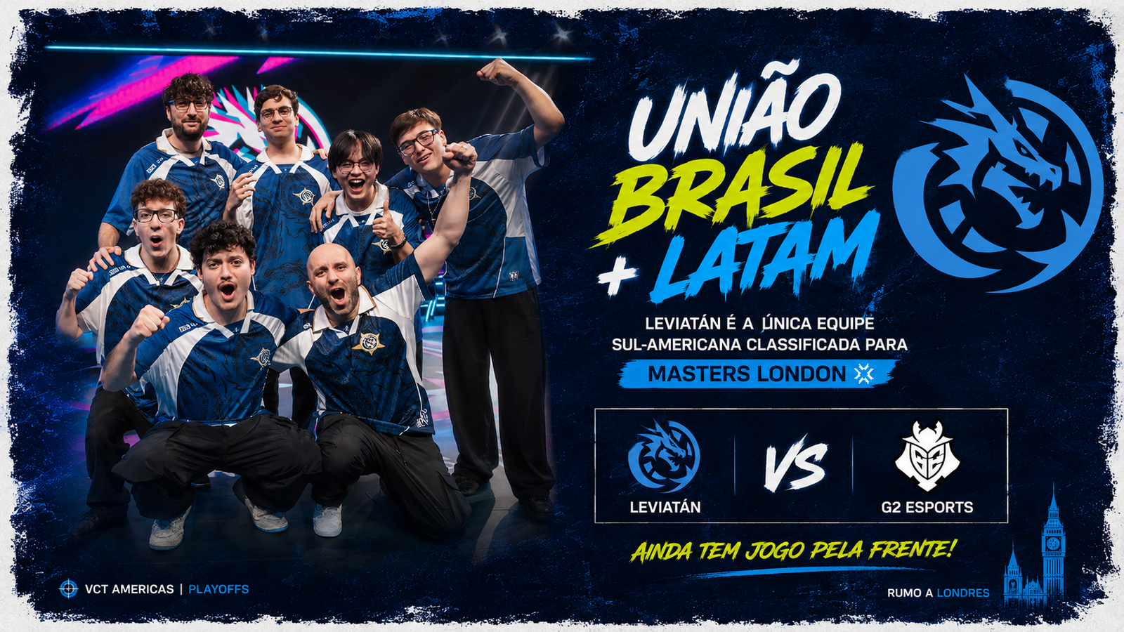 União Brasil + LATAM: Leviatan segue viva e carrega esperança Sul Americana no VCT Americas
