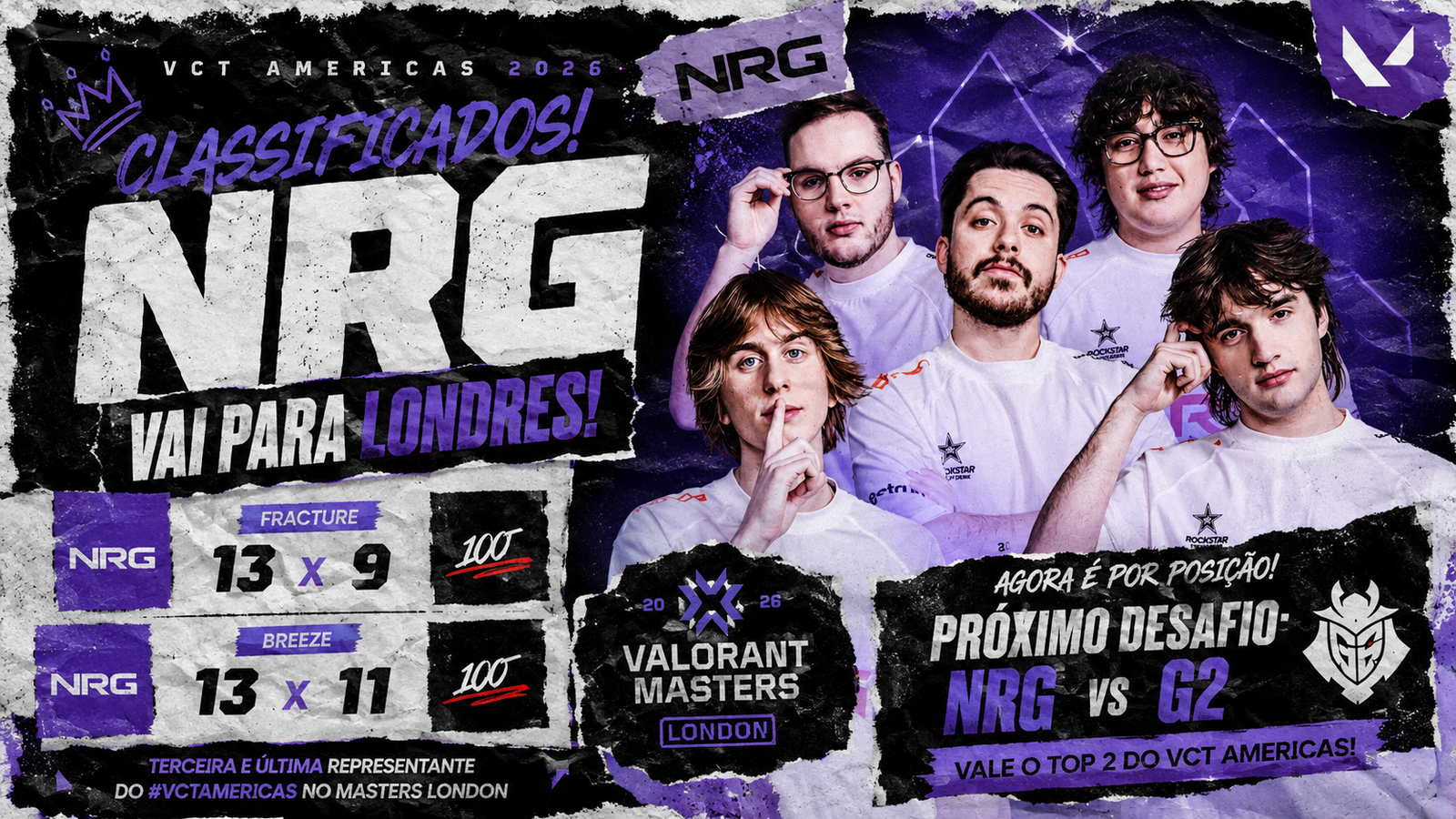 NRG derruba a 100 Thieves, garante vaga no Masters London e agora joga por posição contra a G2