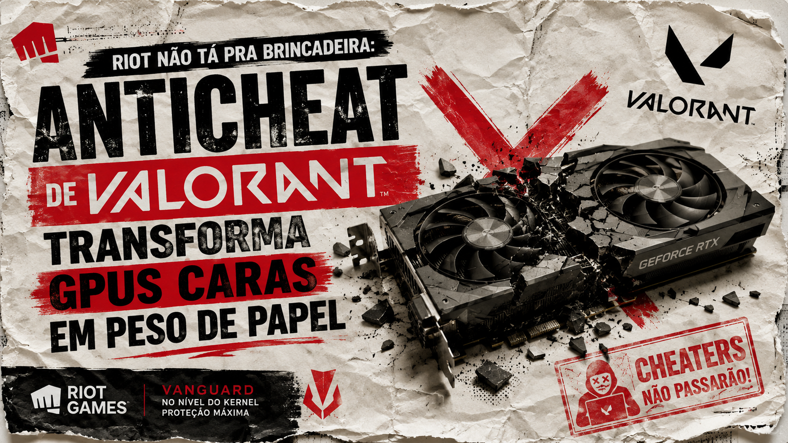 Acabou a brincadeira? Vanguard endurece combate aos hacks e gera debate após “transformar GPUs caras em peso de papel”
