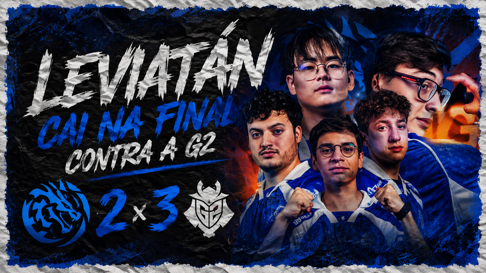 Leviatan infelizmente cai na final para a G2 no detalhe do detalhe e deixa escapar título do VCT Americas