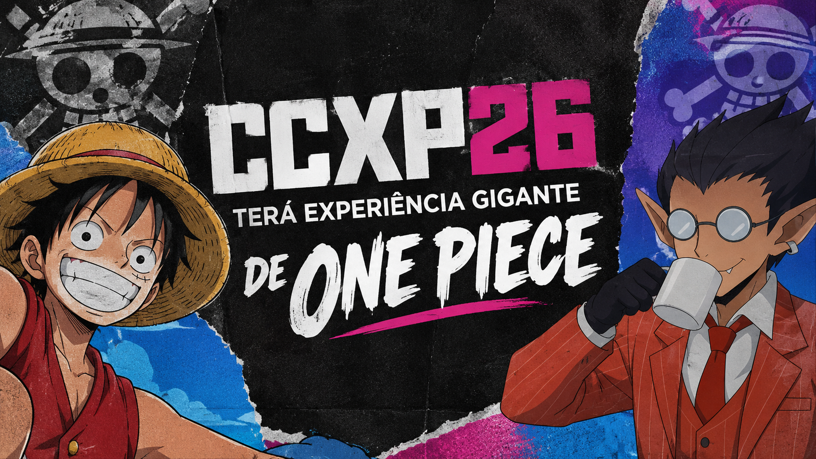 CCXP26 terá experiência gigante de One Piece e apresentação especial do novo anime The One Piece